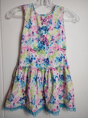 American Girl Truly Me Blue Floral Meet Dress Sundress Girls 10 Retired